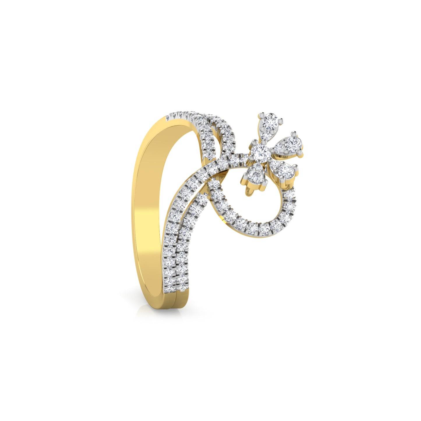 Ethereal Enchantment Elegance 14Kt Diamond Ring
