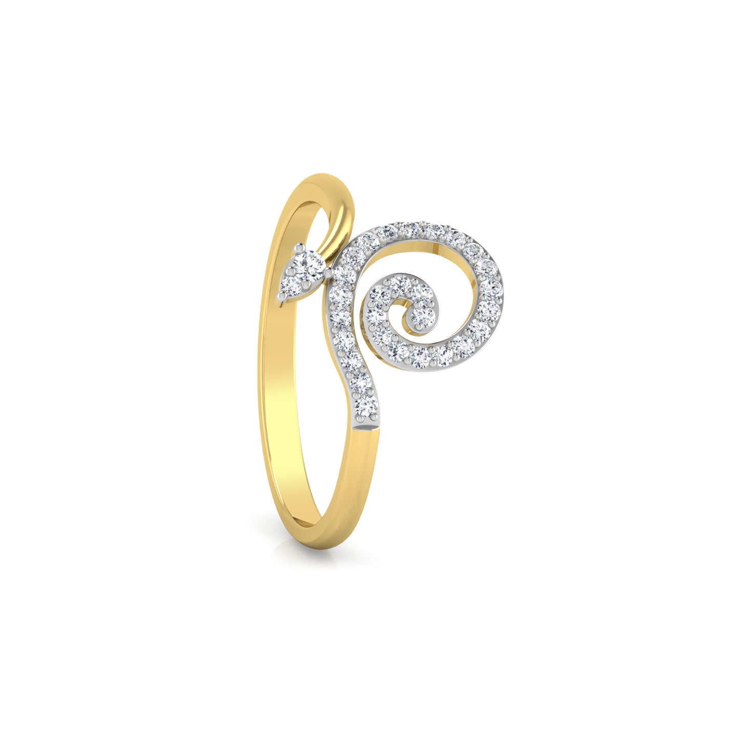 Moonlit Majesty Mosaic 18Kt Diamond Ring