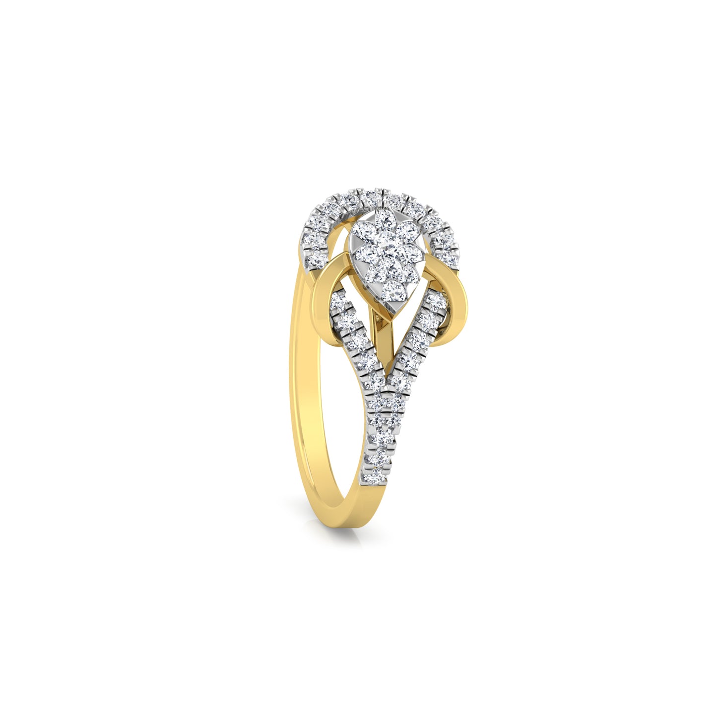 Typhoon Turquoise 18Kt Diamond Ring