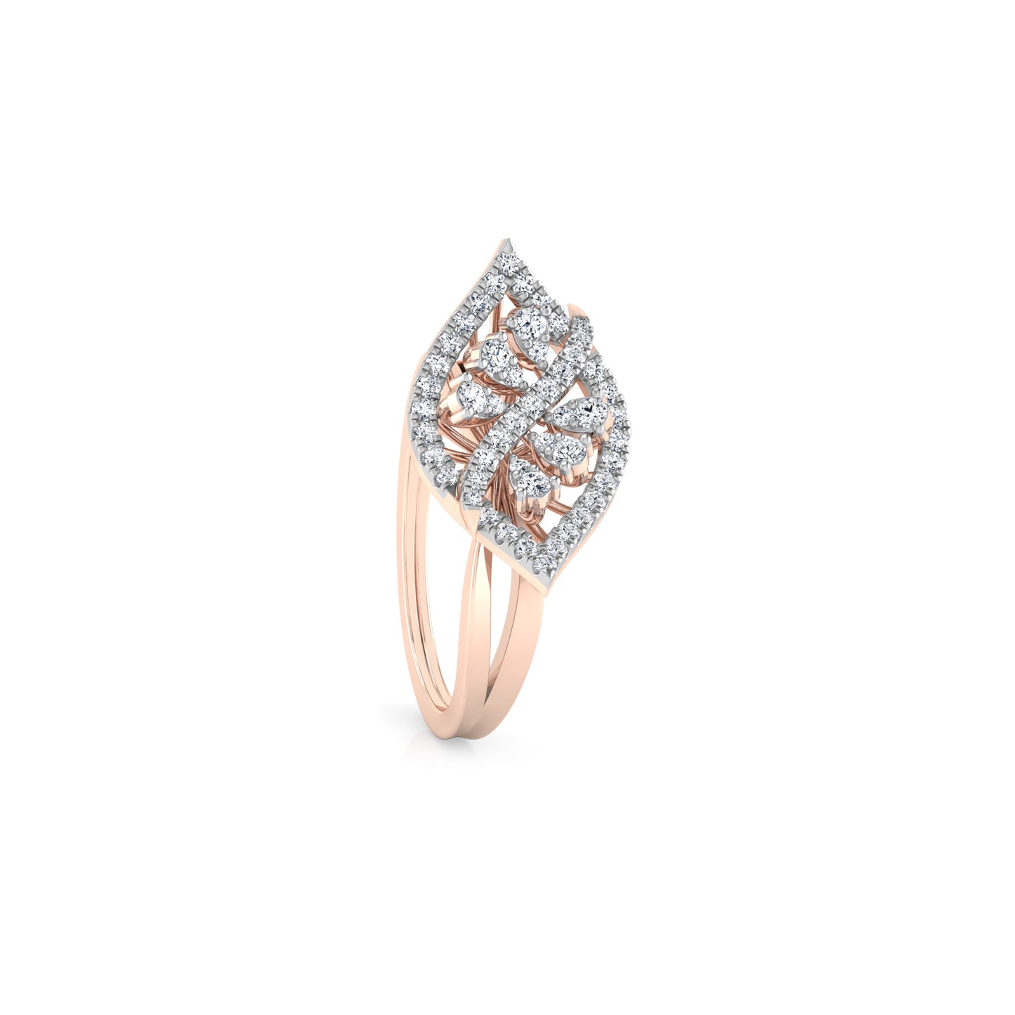 Regal Ruby Radiance 18Kt Diamond Ring