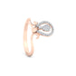 Gilded Graceful Glimmer 14Kt Diamond Ring