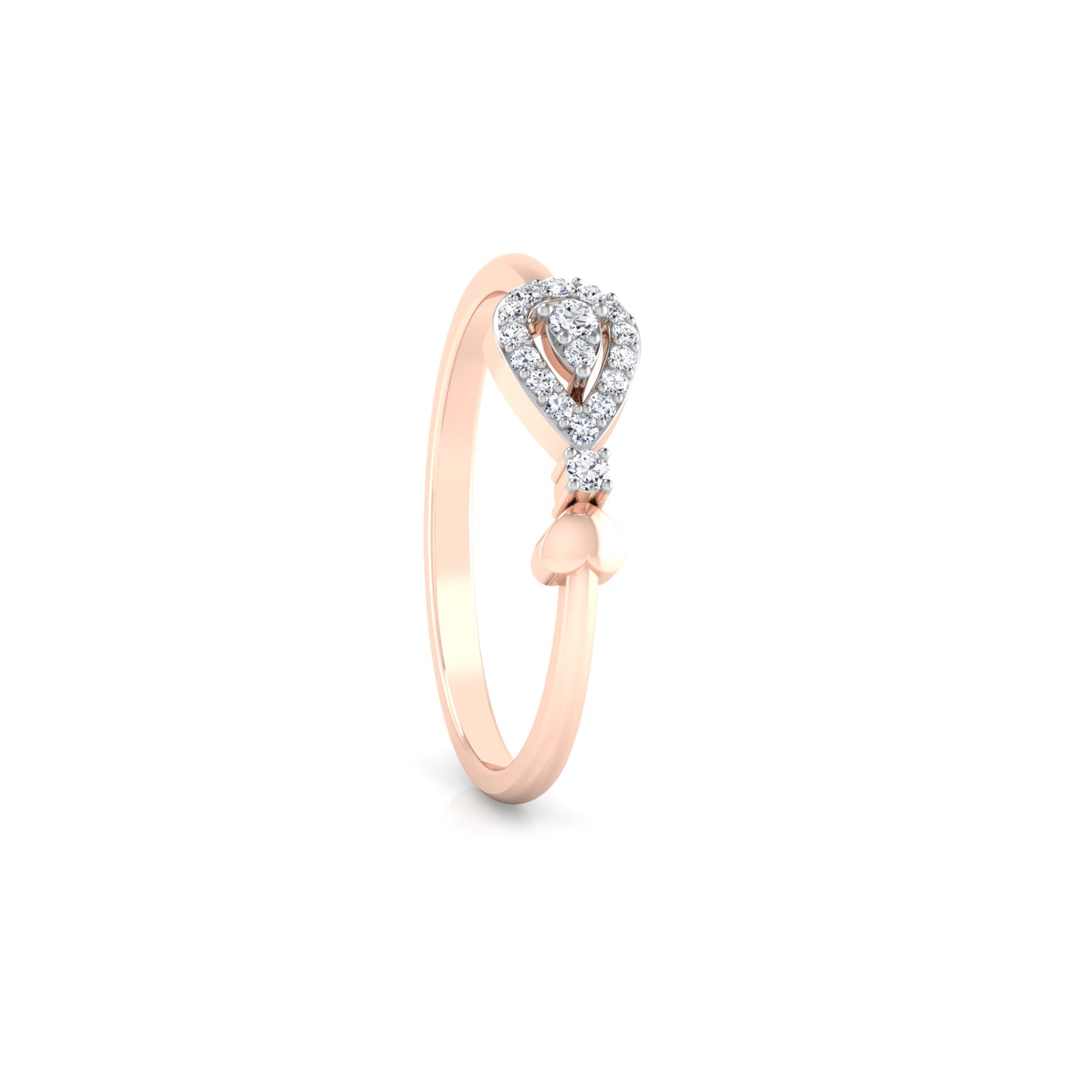 Blushing Blush Bouquet 18Kt Diamond Ring