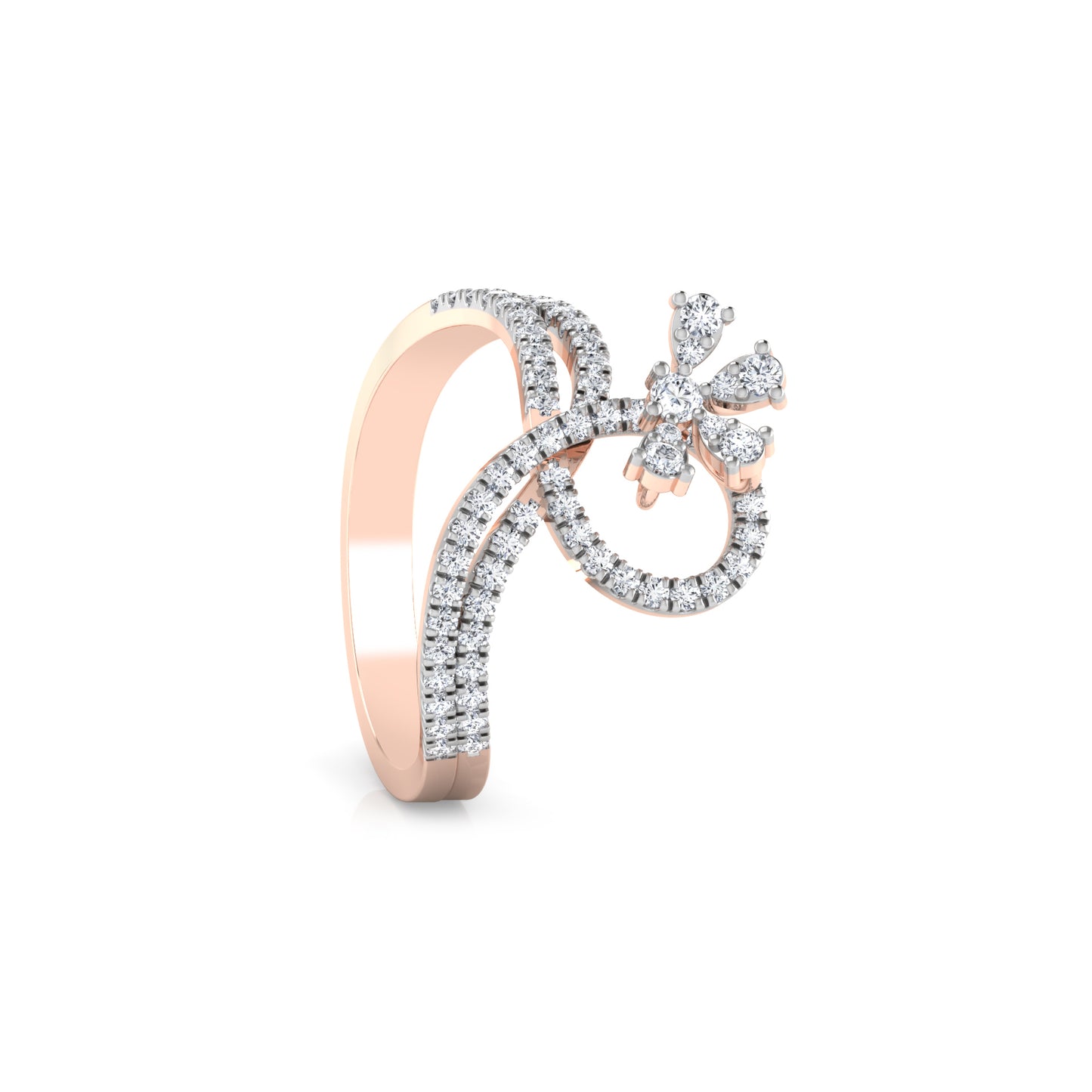 Ethereal Enchantment Elegance 14Kt Diamond Ring