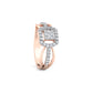 Celestial Citrine Cascade 14Kt Diamond Ring