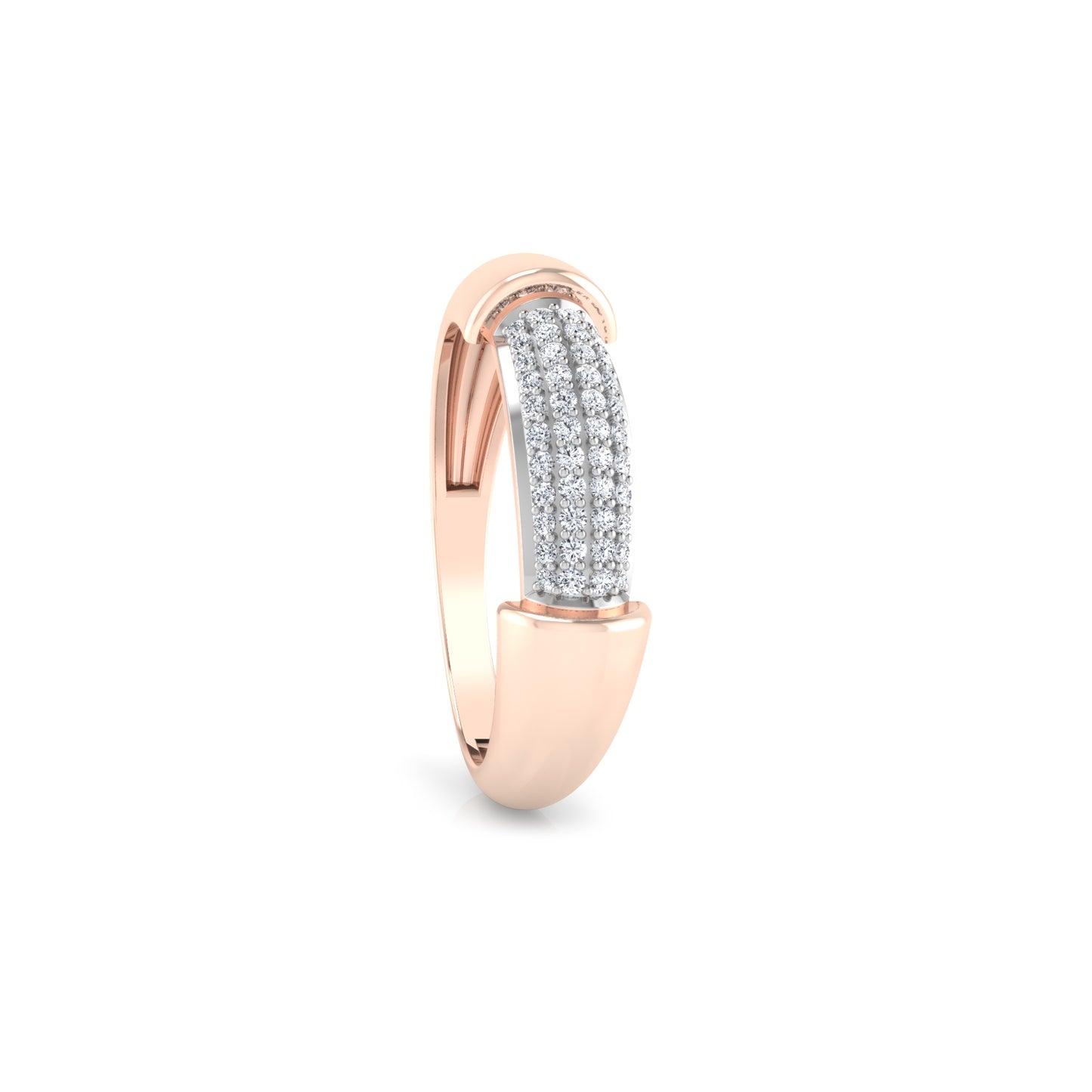 Elysian Echo Eternity 14Kt Diamond Ring