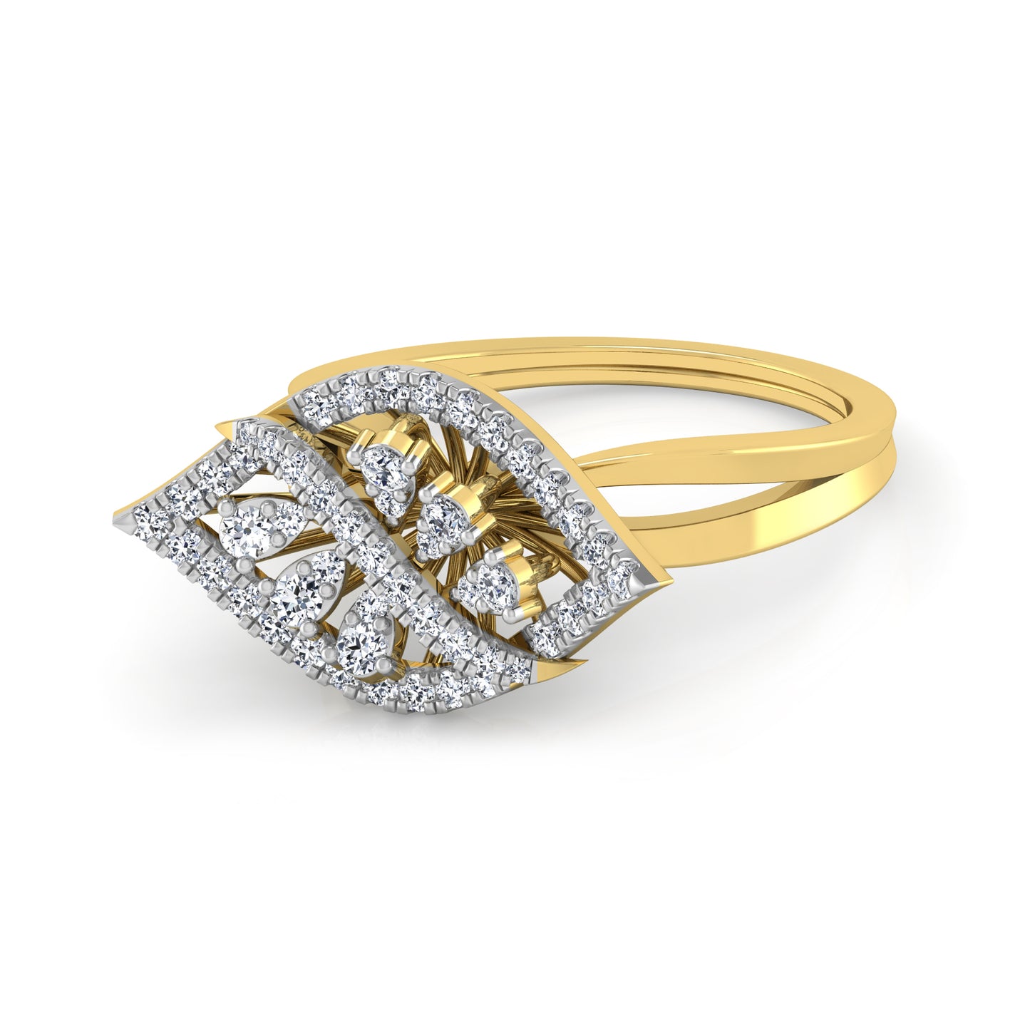 Regal Ruby Radiance 18Kt Diamond Ring