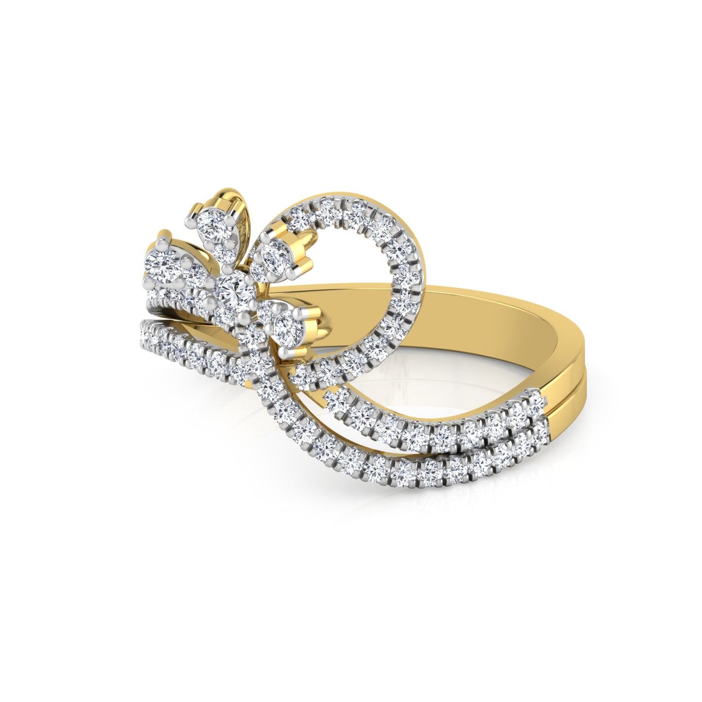 Ethereal Enchantment Elegance 14Kt Diamond Ring