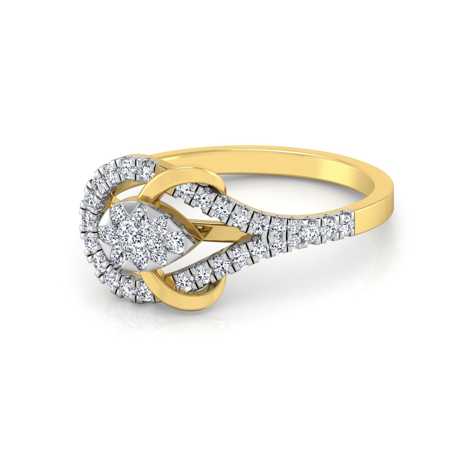 Typhoon Turquoise 18Kt Diamond Ring