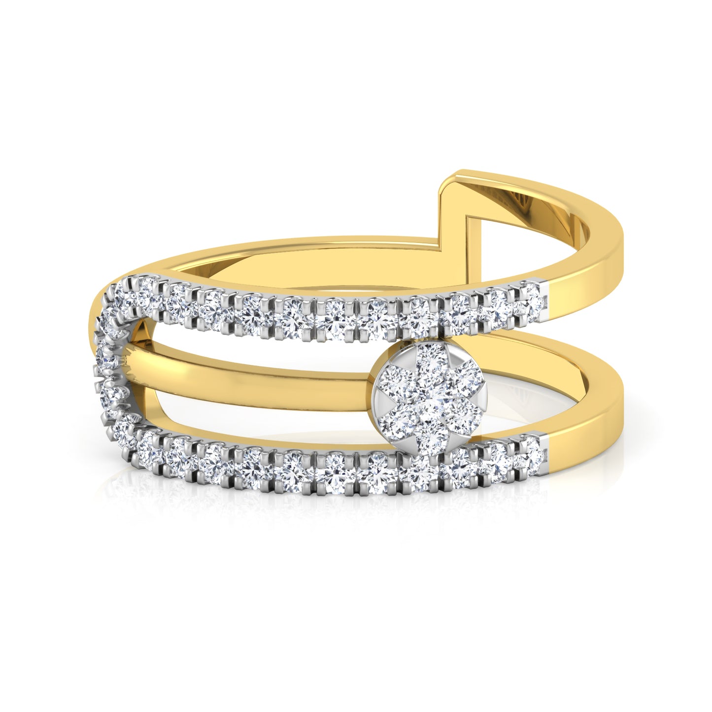 Rosewood Radiance 14Kt Diamond Ring