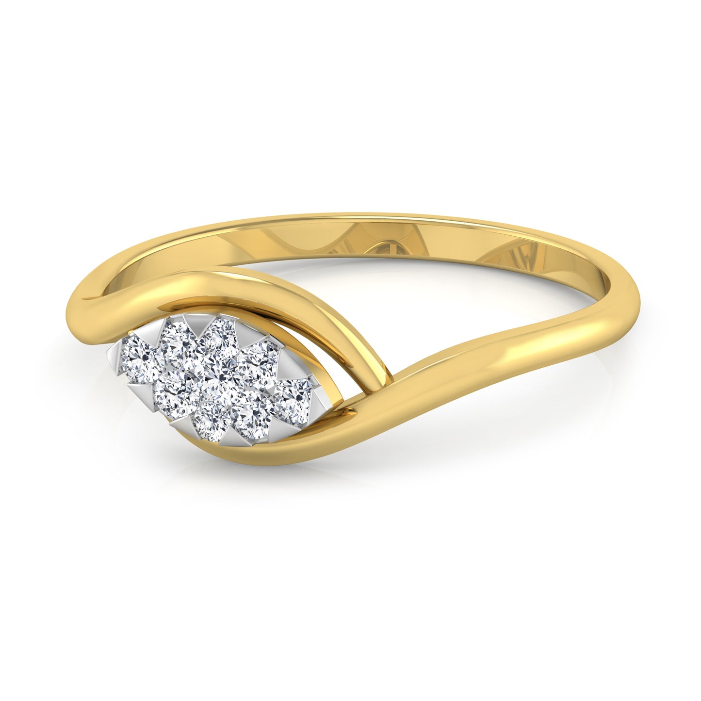 Celestial Serenity Splendor 14Kt Diamond Ring