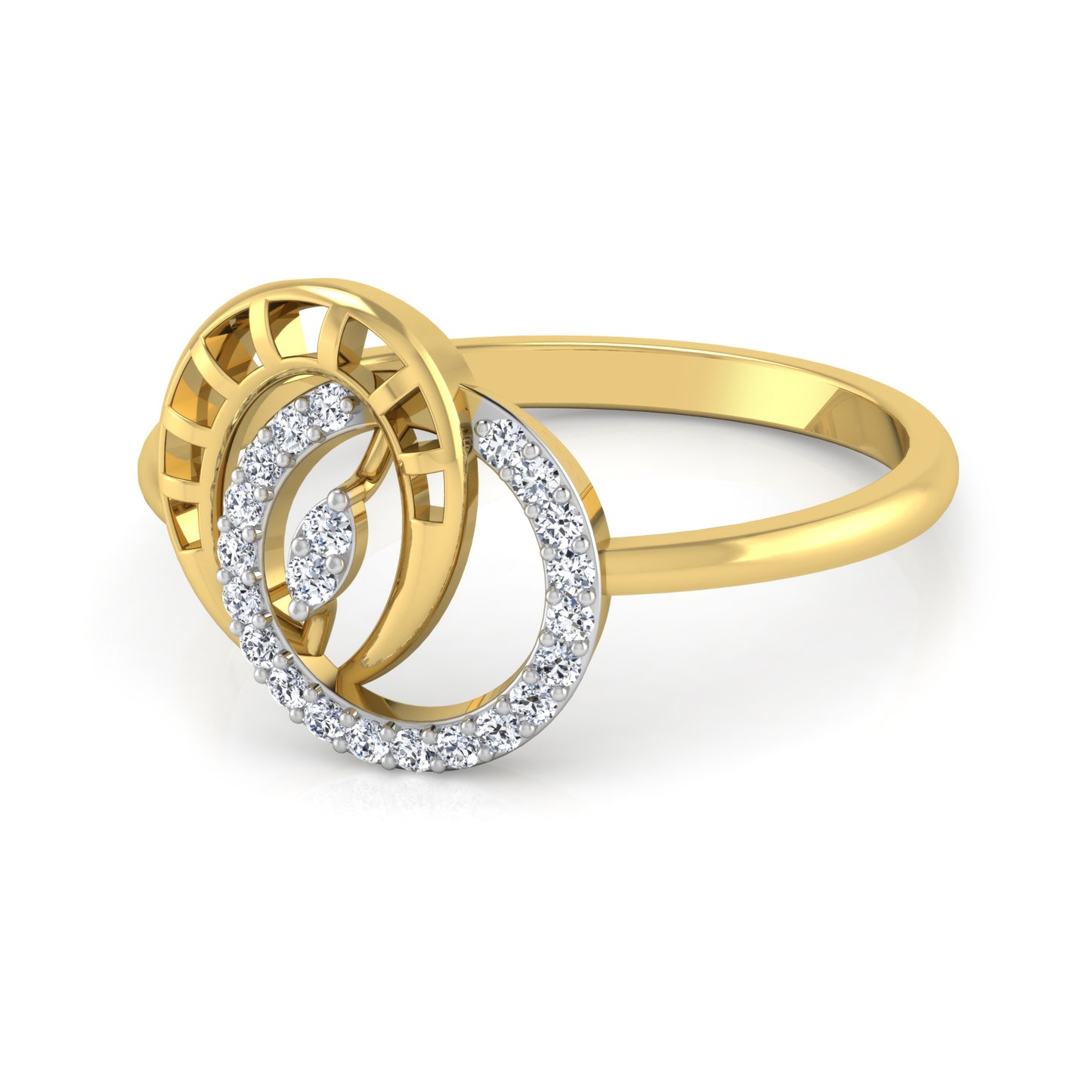 Opulence 14Kt Diamond Ring