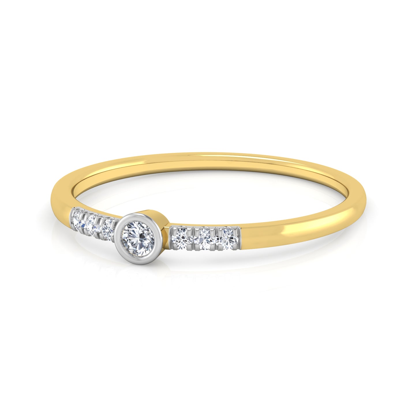 Oceanic 14Kt Diamond Ring
