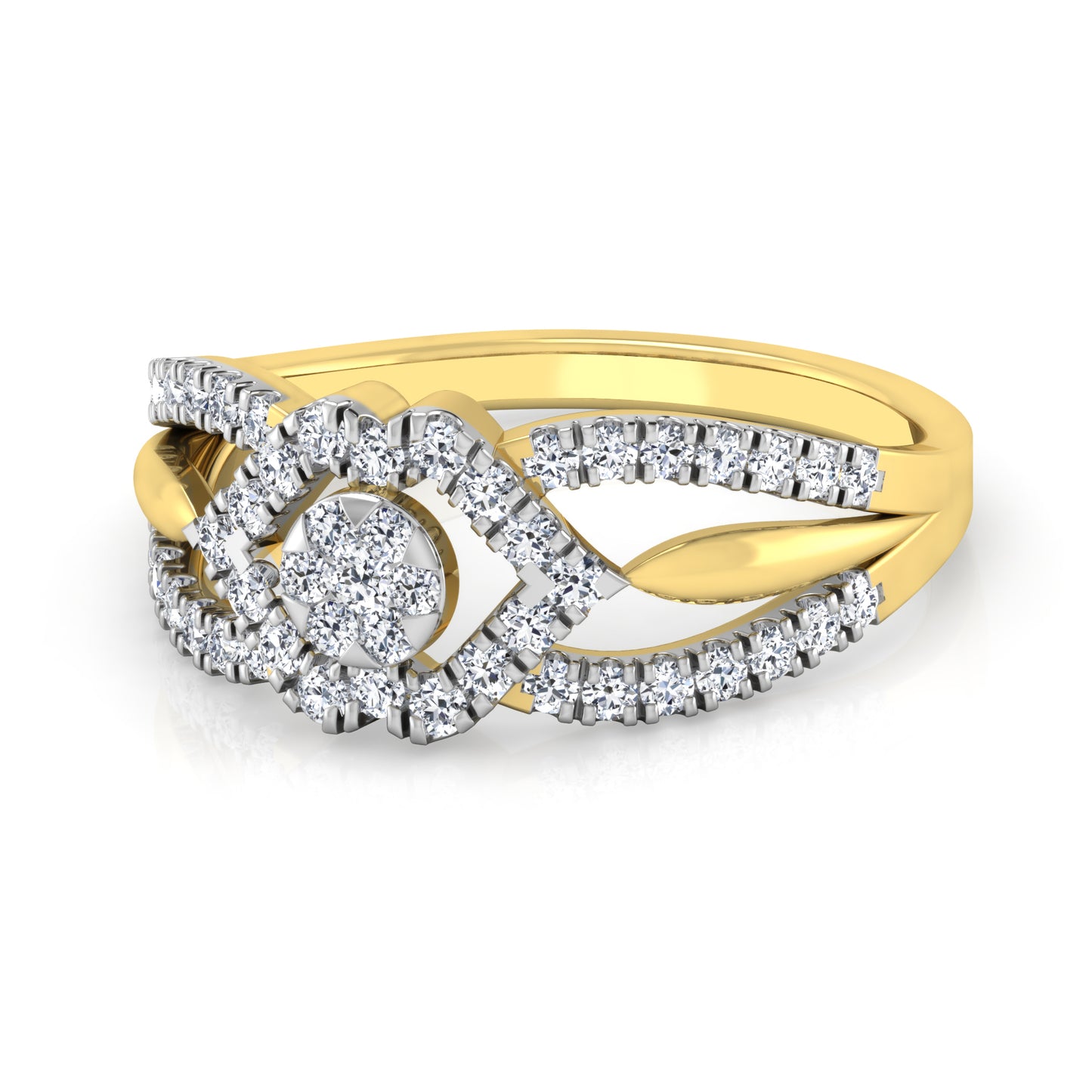 Velvet Vortex Vivacity 18Kt Diamond Ring