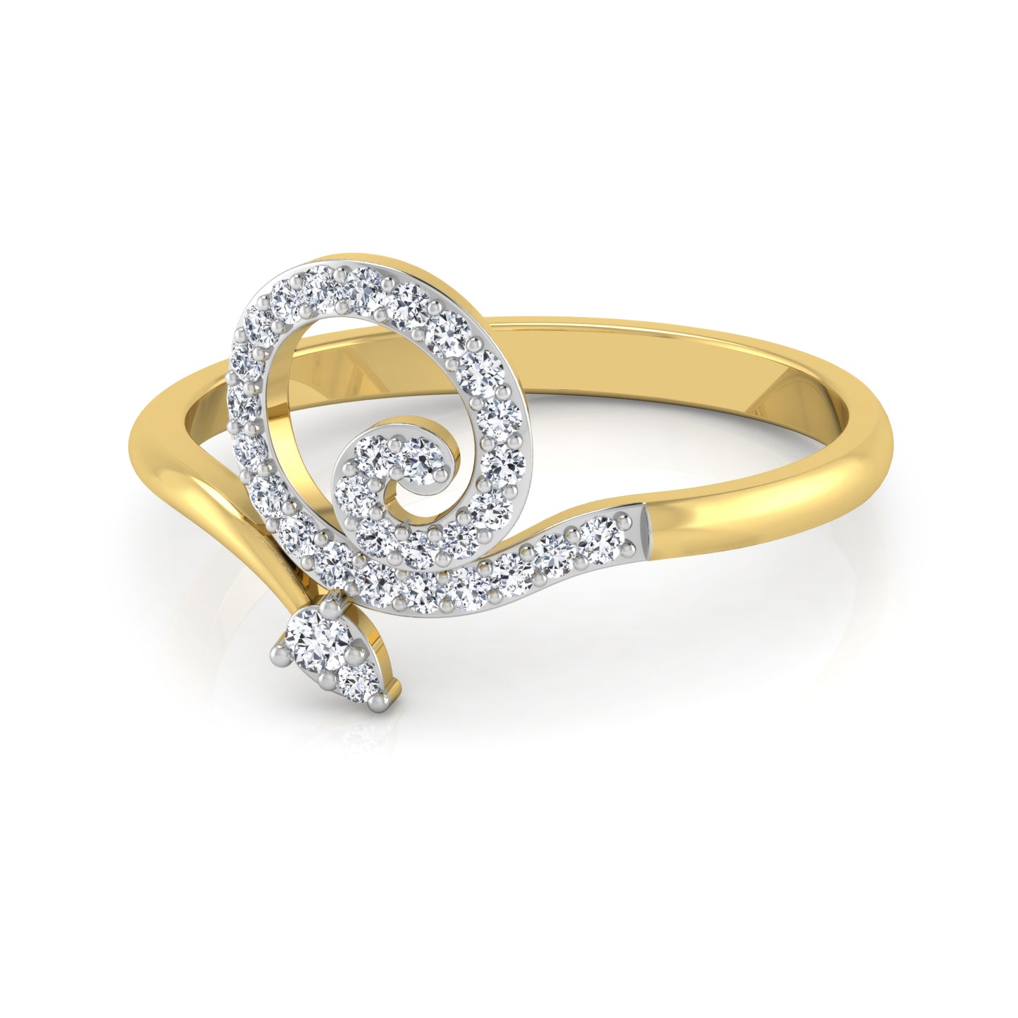 Moonlit Majesty Mosaic 18Kt Diamond Ring