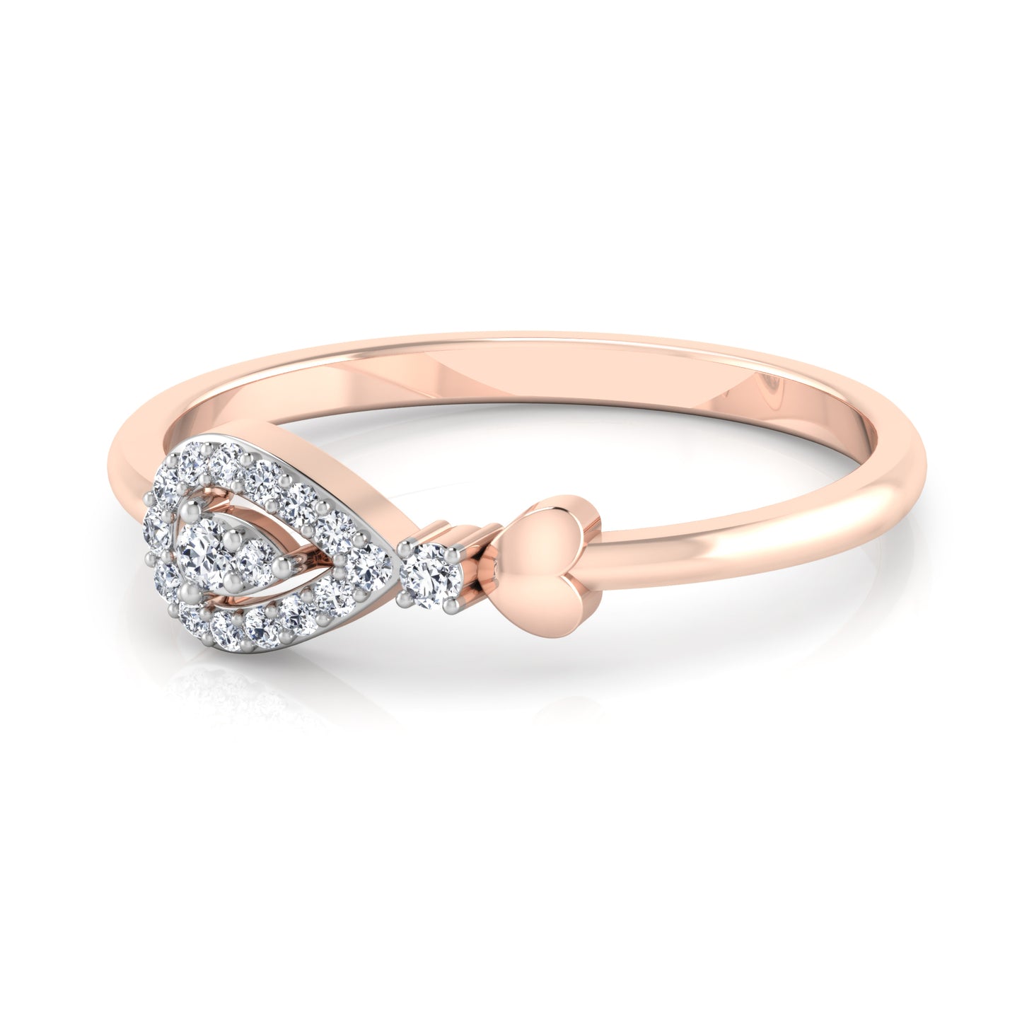 Blushing Blush Bouquet 18Kt Diamond Ring