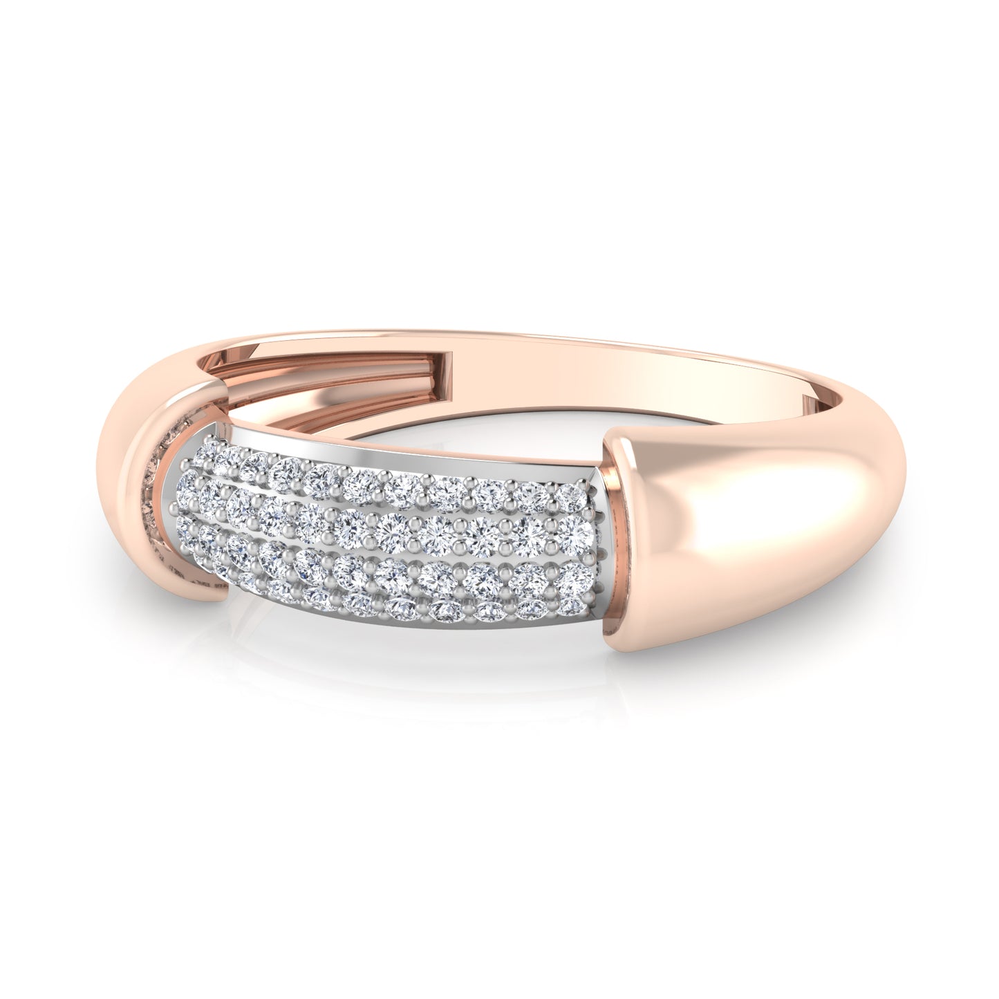 Elysian Echo Eternity 14Kt Diamond Ring