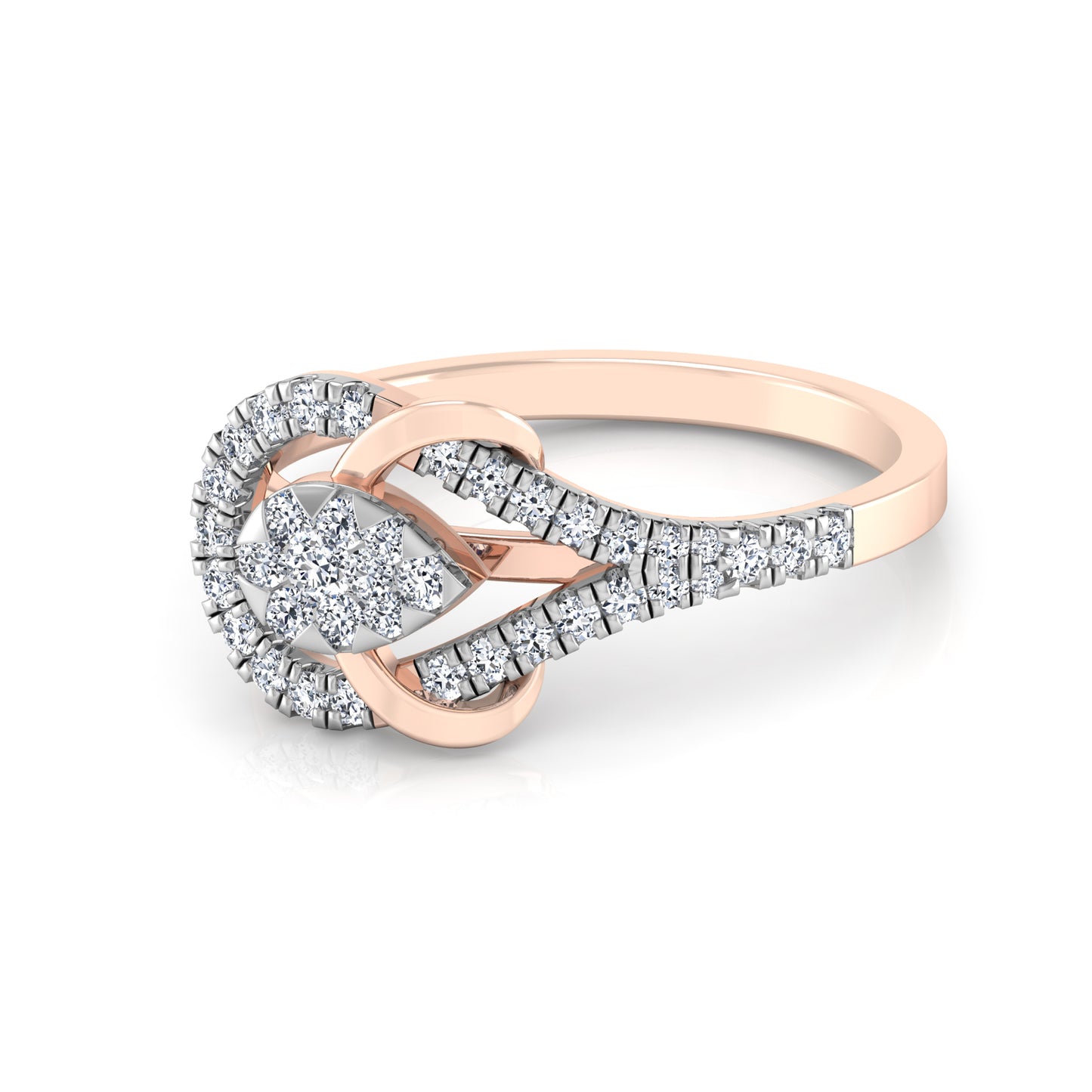 Typhoon Turquoise 18Kt Diamond Ring