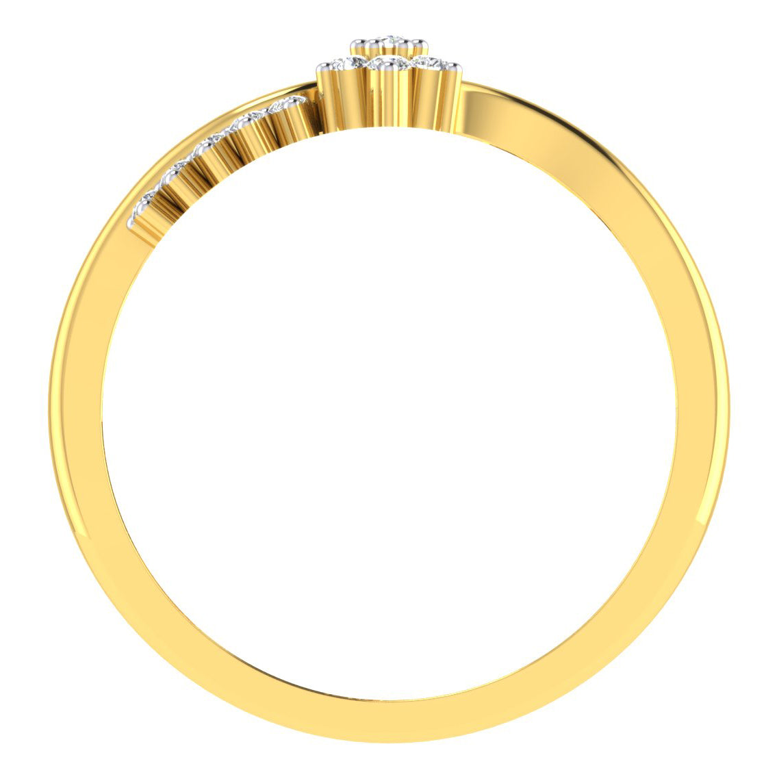 Shimmering Stardust Sparkle 14Kt Diamond Ring