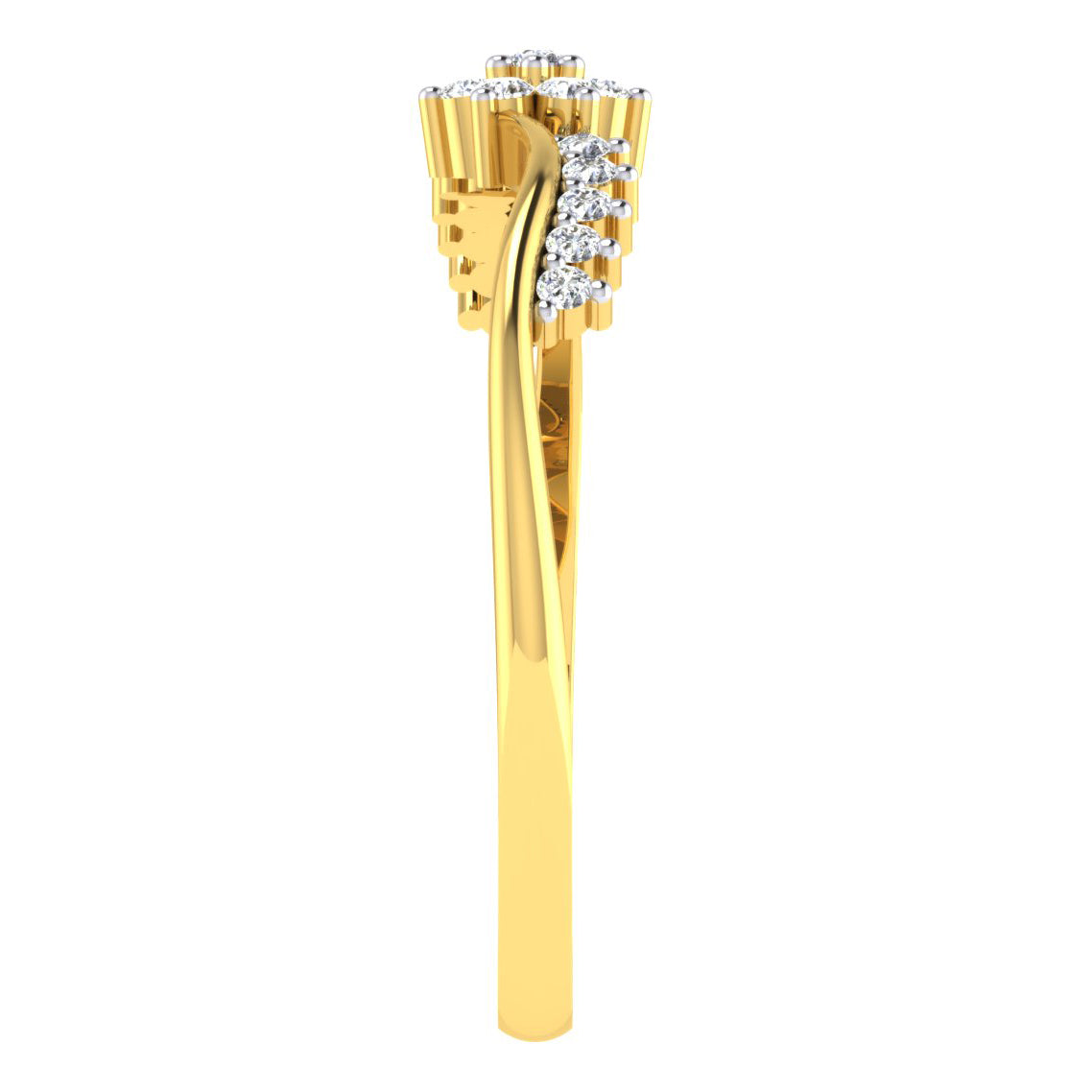 Shimmering Stardust Sparkle 14Kt Diamond Ring