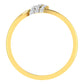 Radiant Reflections 14Kt Diamond Ring