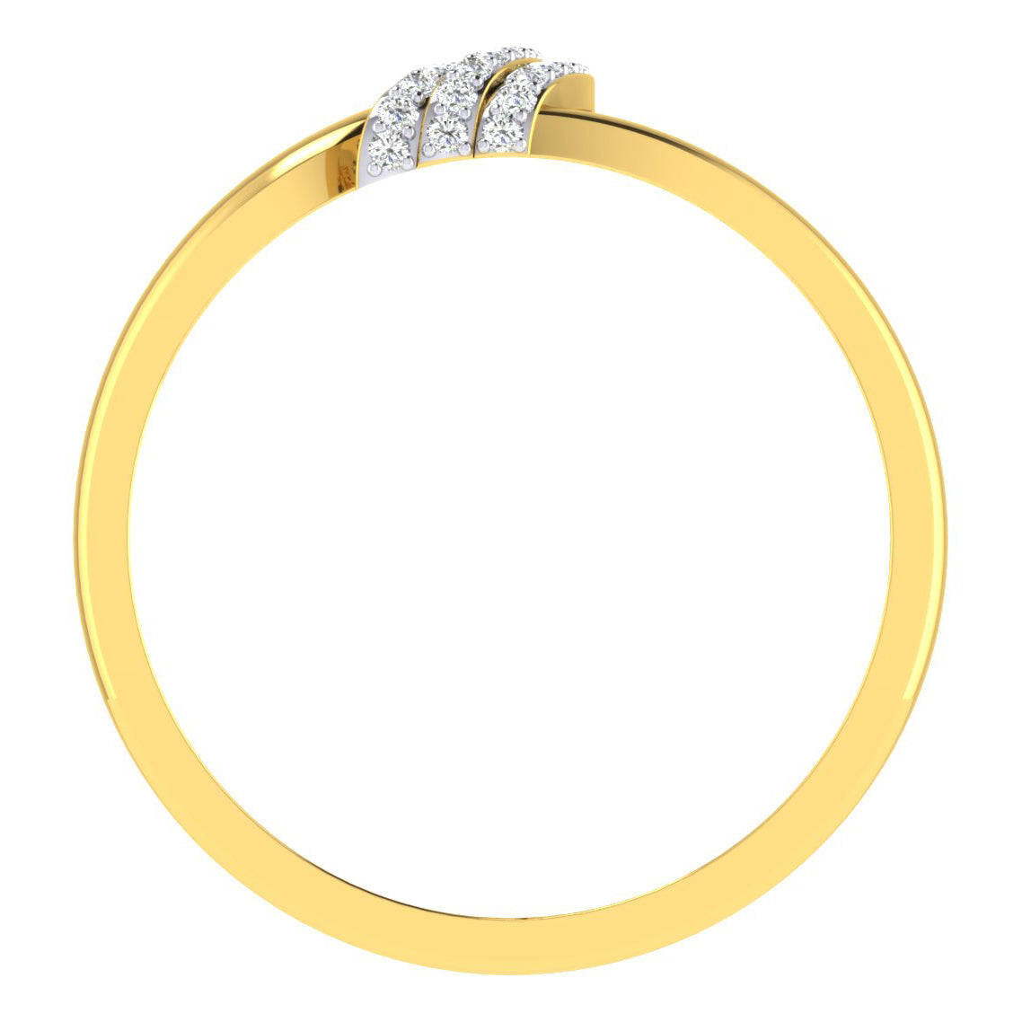 Radiant Reflections 14Kt Diamond Ring