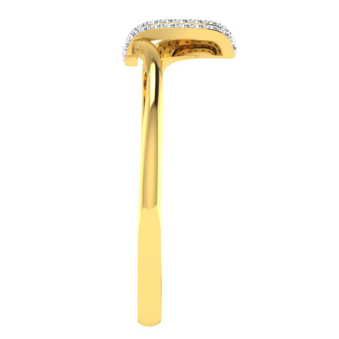 Radiant Reflections 14Kt Diamond Ring