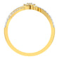 Lustrous Lagoon Luminary 14Kt Diamond Ring