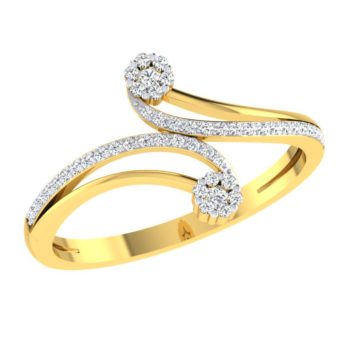 Ember Enchantment Essence 14Kt Diamond Ring