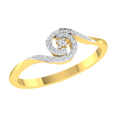 Gilded Gala Glitz 18Kt Diamond Ring