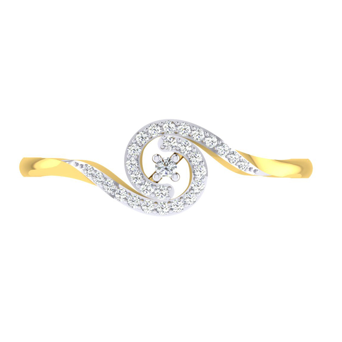 Gilded Gala Glitz 18Kt Diamond Ring